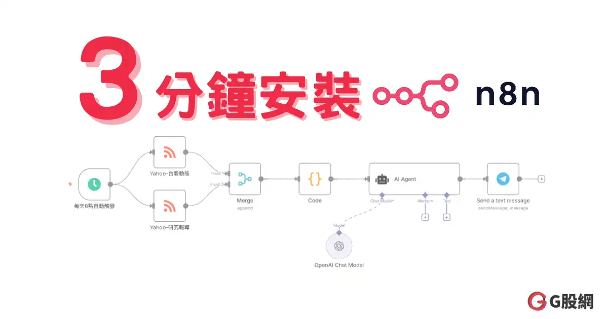 3分鐘學會安裝n8n